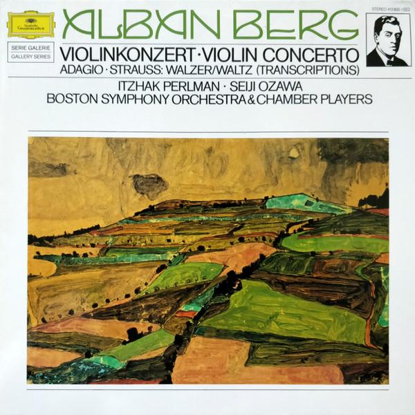 

LP Record ITZHAK PERLMAN SEIJI OZAWA BOSTON Berg Violin Concerto Chamber Con 4138001 GEUTSCHE GRAMMO 1985 Germany Classical Used