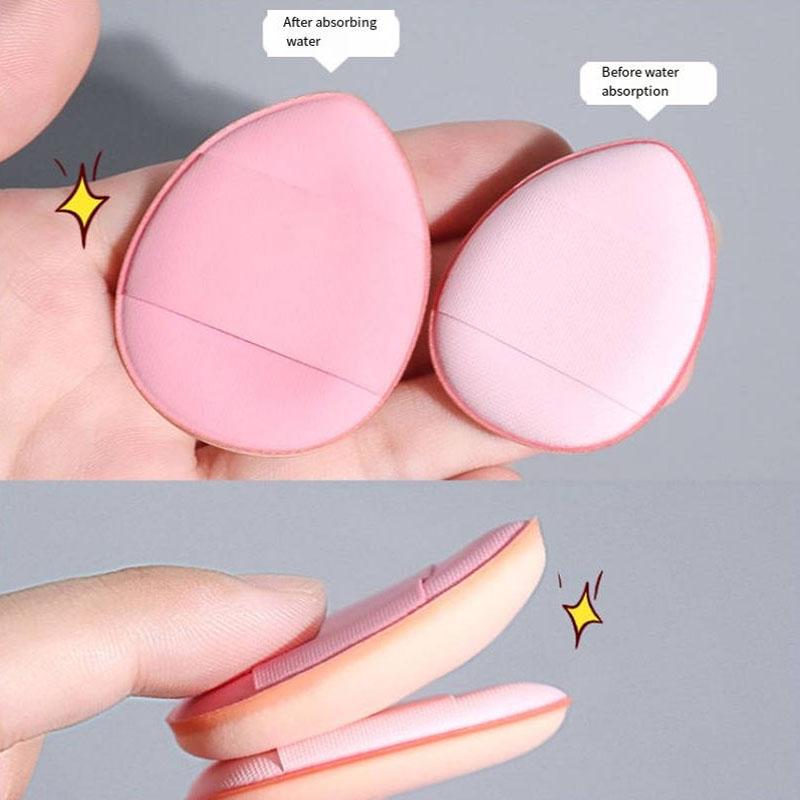 3/6 PCS Water Drop Thumb Puff Fingertip Air Cushion Powder Set Concealer Fingertip Belly Detail Mini Slipper Powder Puff