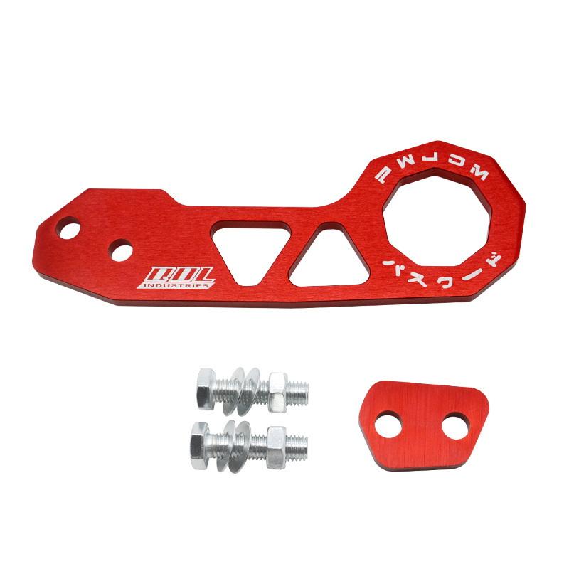 

Hot 1 Set Universal Aluminum Alloy Rear Tow Hook Racing Rear Tow Hook Rhombic Towbar Towing Tools For Civic Fit Jazz Gk5 красный