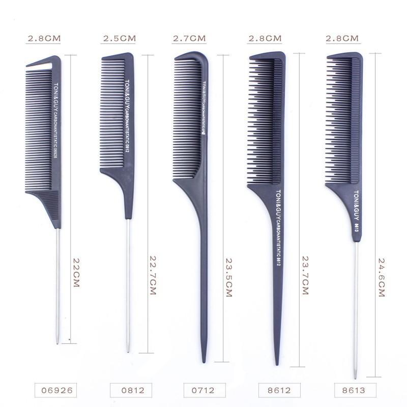 Comb Carbon Fiber Spike Tail Comb Pick Hair Plastic Coiffure Wig Hairdressing Barber Accessories