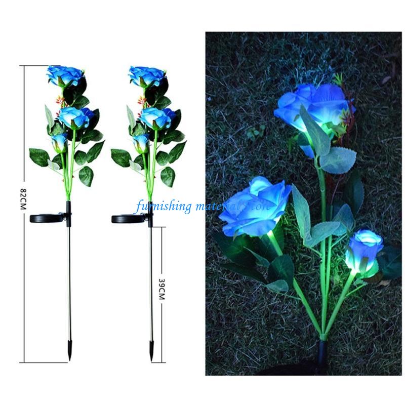 Y5GD Solar Outdoor Garden Lights 1 PC Waterproof LED Flower Stake Lights Solar Lights