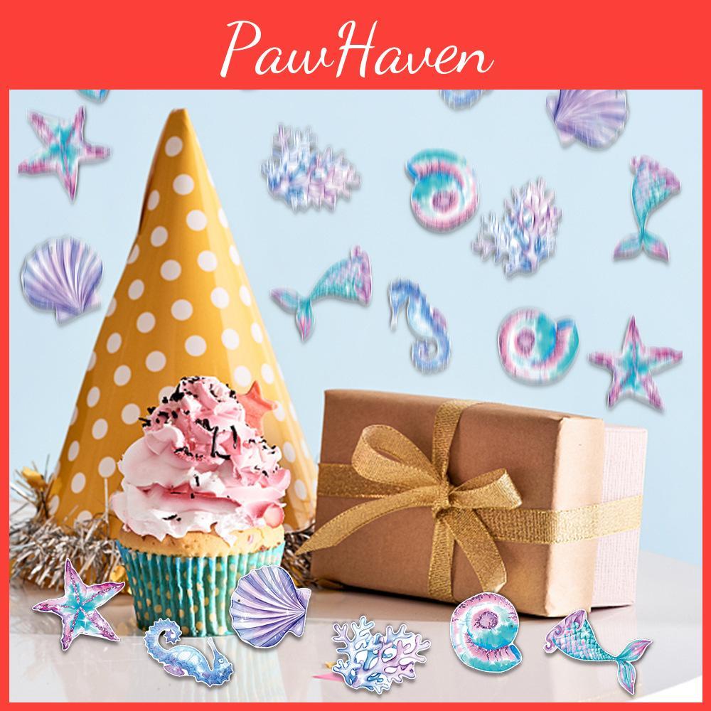 Mermaid Coral Starfish Birthday Party Table Scatter Confetti For Decor Event