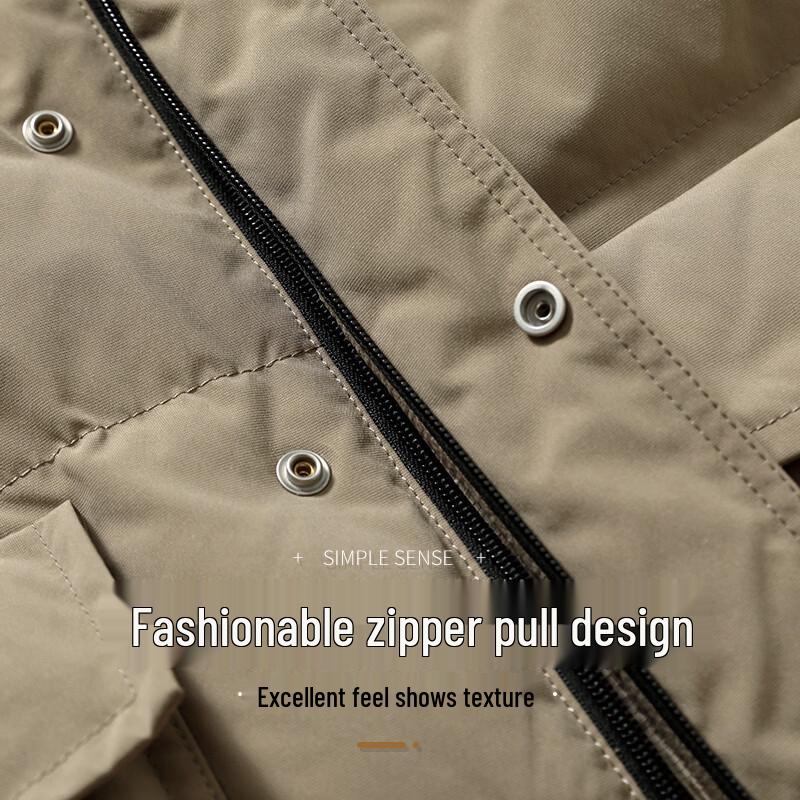 Snowflying Men's Stand Collar Down Vest