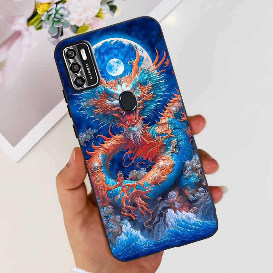 For ZTE Blade A7s 2020 Case Zte A7020 Blade A7s 2020 Fashion Cool Pattern Black Silicon Soft Phone Cases