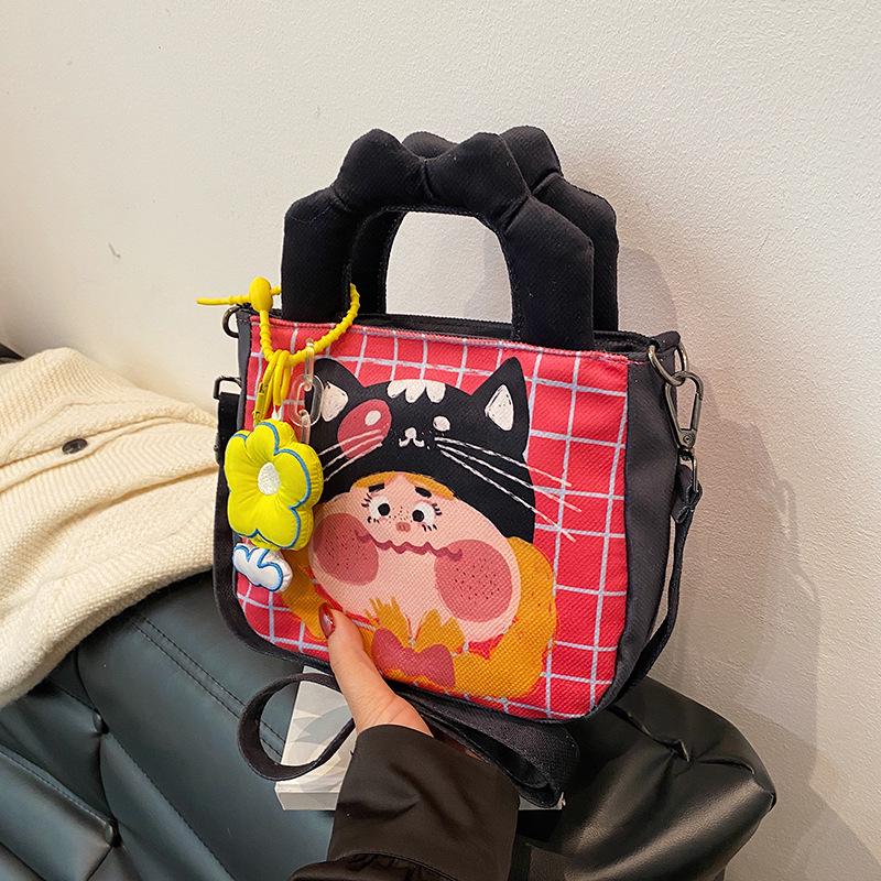 2025 Quirky Women's Print Crossbody Bucket Shoulder Bag