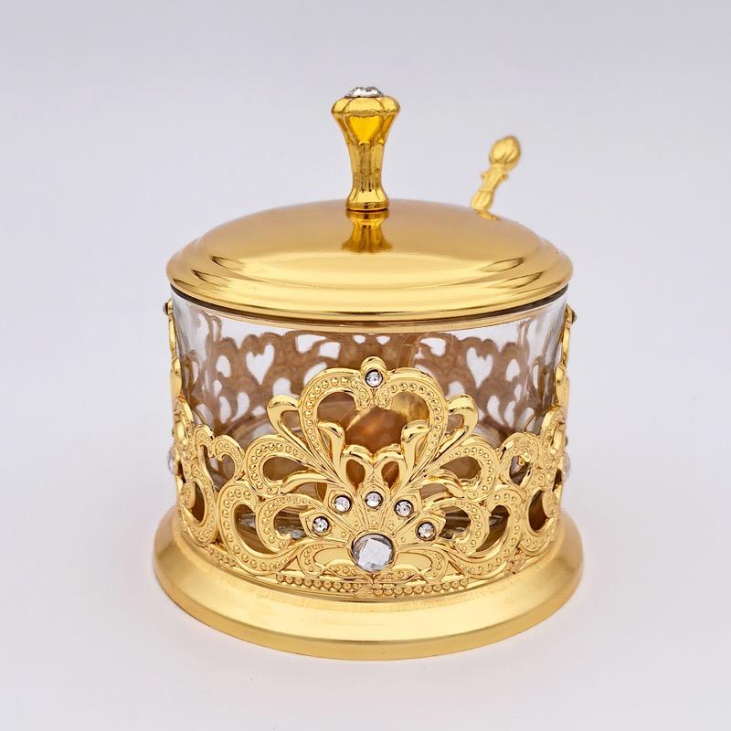 Seasoning Bowl Nordic Style With lid and Spoon Salt Bowl Storage Glass Cream Jar Sugar Holder for Coffee Beans Jar Kitchen Tools