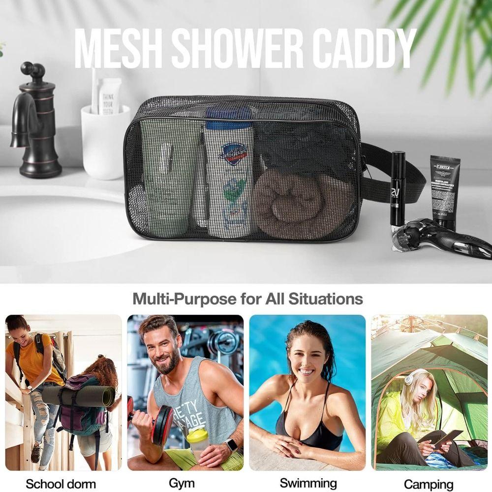 Quick Dry Beach Pockets Easily Carry Tote Bag Durable Cosmetic Organizer Case  Camping