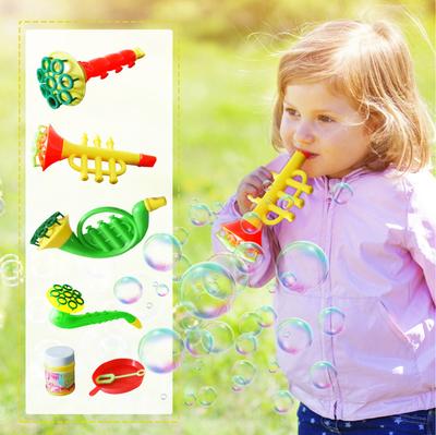Water Blowing Toys Bubble Soap Bubble Blower Outdoor Kids Child Toys With 30ml Bubble Water