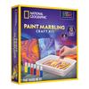 NATIONAL GEOGRAPHIC Marbling Paint Kit for Kids - Create 12 Marble Art Pieces with Paint & Water - Paint Art & Craft Kit (Amazon Exclusive)