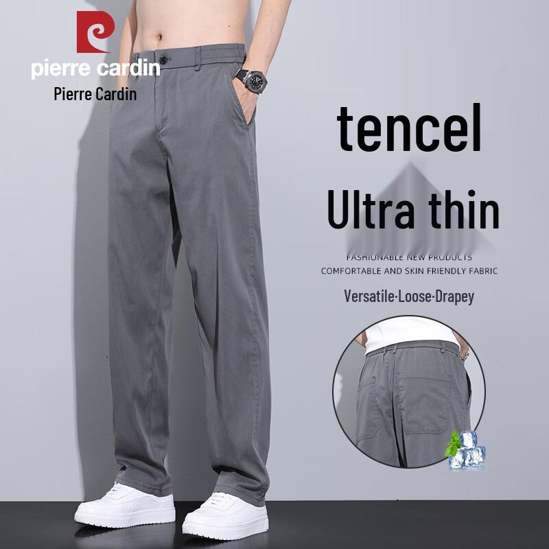 

Pierre Cardin Men s Summer Slim-Fit Casual Business Trousers 33
