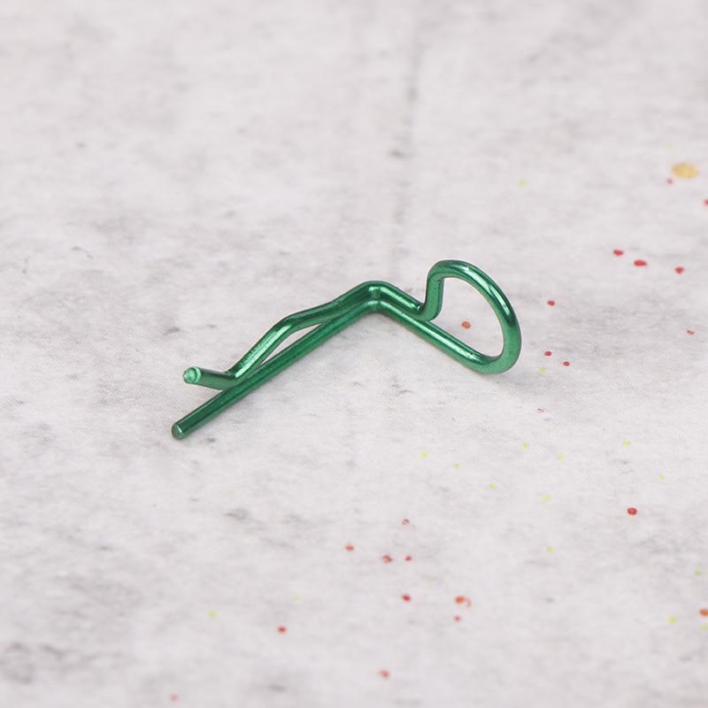 10Pcs Rc Body Clips 90-Degree Angle Springy Pins Bent Springy Pins For 1/8 1/10 1/12 Scale Model Car Truck Crawler Truck