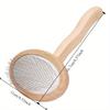 1pc Pet Comb, Dog Comb, Solid Wood Bristle Removal, Floating Hair Removal, Needle Comb, Cat and Dog Comb, Brush, Cat Comb