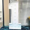 1 Pezzo 120cm Grande Pannello Numeri Luminosi 3D, Cornice in Carta 0-9 con Base, Segno Numerico LED per Festa di Compleanno Anniversario Traguardo Decorazione Laurea Prom 2026