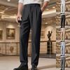 Men's Formal Stripe Pants Casual Office Trousers Multi Colors