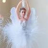 Ballet Girl Christmas Ornament Hanging  Dance Pendant Elegant Dance Pose  Indoor Holiday  Decoration