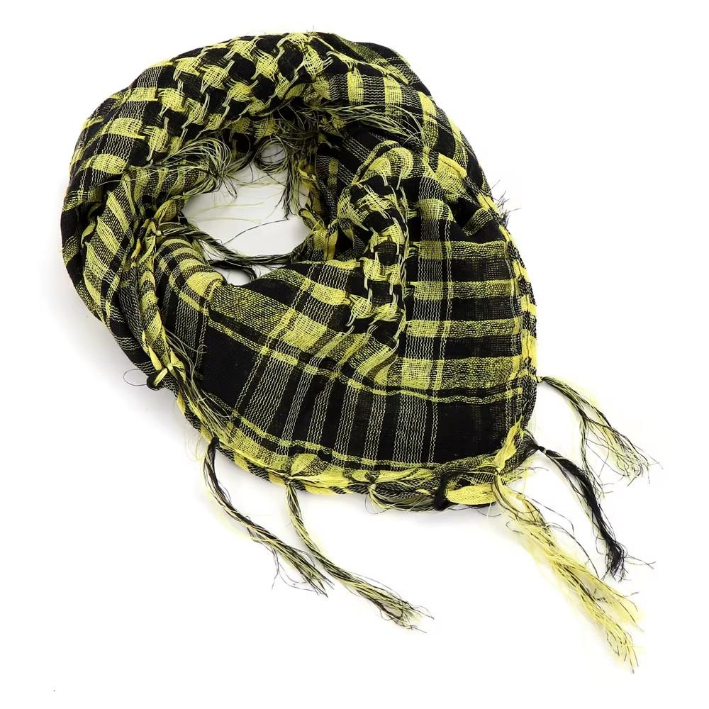 123Pcs Tactical Keffiyeh Shemagh Arab Scarf Shawl Neck Cover Head Wrap Cotton Winter Scarves Men'S Outdoor Hiking Shawl