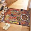 Australian Aboriginal Style 139 Floor Rug Office Rug Perfect for Study room Decorate room Entryway Dormitory Antislip Carpet Anime Office Decor