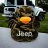 Jeep Text Logo Plush Duck Perfect for Enthusiasts Been Ducked - You've (Camouflage)