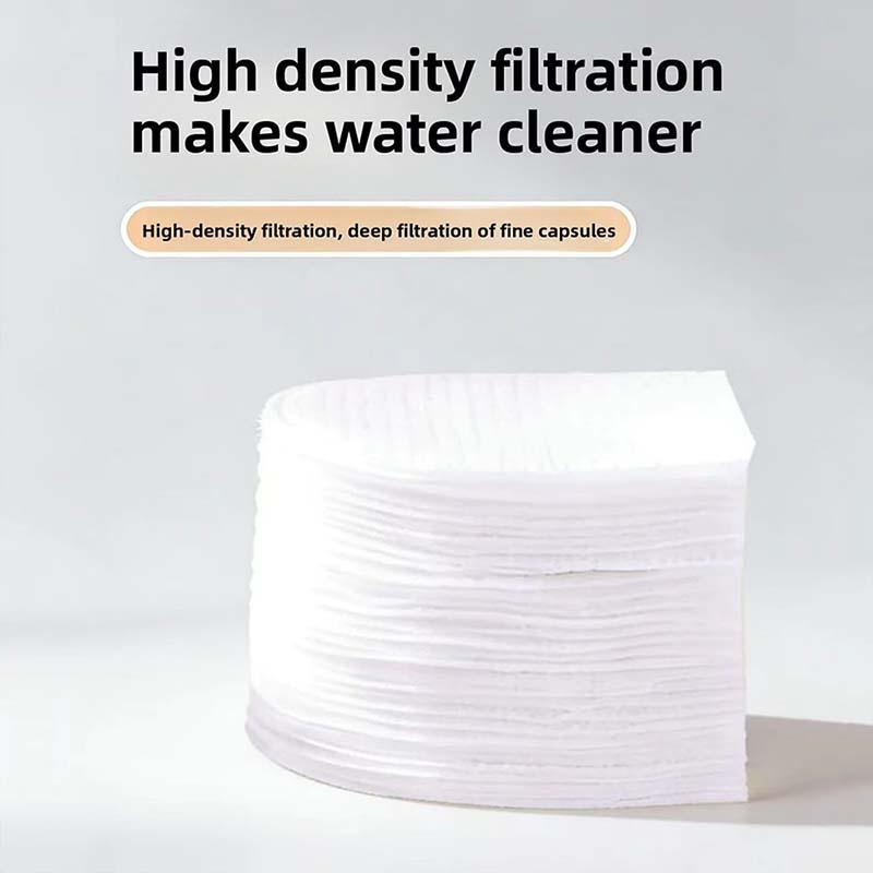 Portable Faucet Filter Cotton Water Purifier Thickened Splash-proof Disposable for Travel Hotel Stay Water Use