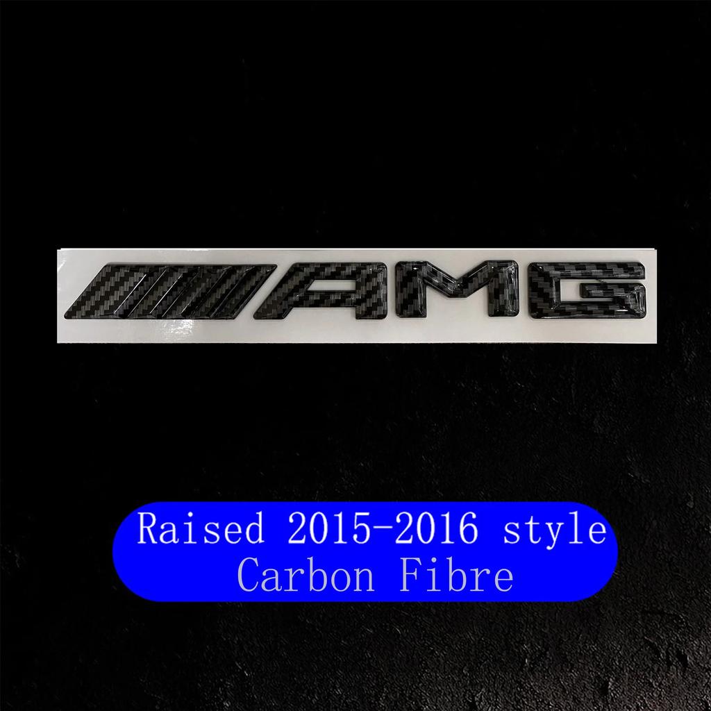 Car Sticker AMG Logo Car Tail Trunk Auto Emblem Sticker Accessories For Mercedes Benz Brabus Smart Maybach W204 GLC CLA W205 W20
