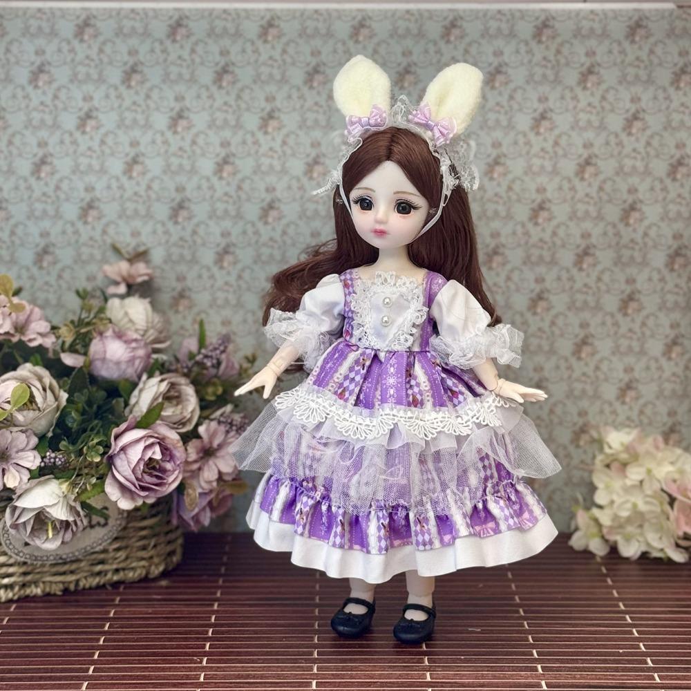 With Clothes Removable Joints Doll 3D Eyes 1/6 Bjd Dolls Hinged Doll 30cm BJD Doll  Girls Gifts