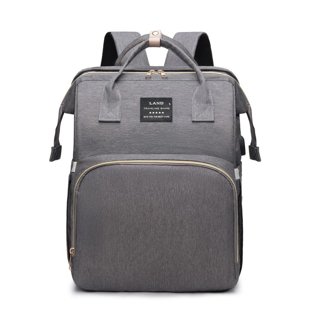 New Multifunctional Mother and Baby Bag Mom Bag Bottle Backpack Folding Sleeping Changing Bag Diaper Backpack