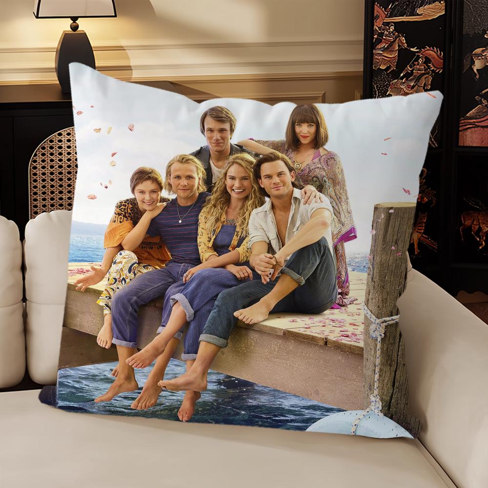Mamma Mia! Classic TV Family Gatherings Pillow Case Sofa Living Room Bedroom Headboard Backrest Cushion Square Cushion Nap Time