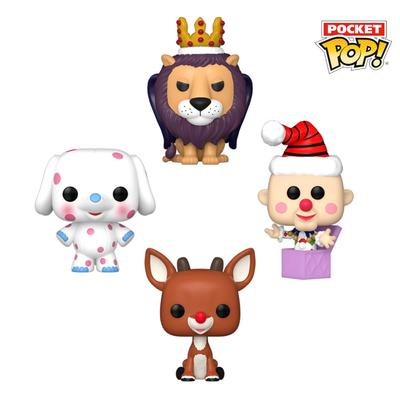 Rudolph Holiday Tree Box Pocket Pop! 4-Pack