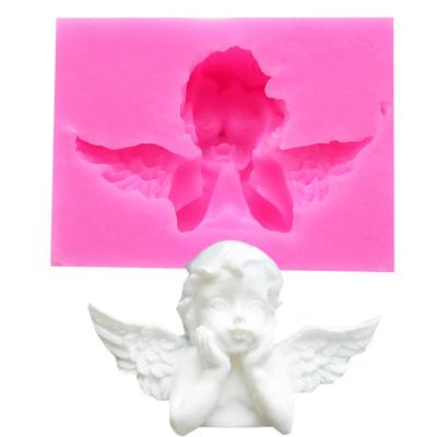Stampo in Silicone 3D ad Angolo Zucchero Ala d'Angelo Stampo per Torta Zucchero Fondente Stampo Decorativo per Cioccolato Strumenti per la Cottura di Torte