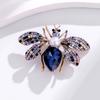 Versatile Bees Brooch Adorned with Sparkling Diamonds for Fashion Accessories Comfortable Clothing Accessory