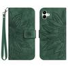 HT04 For Samsung Galaxy A06 4G Case Sunflower Leather Wallet Phone Cover with Wrist Strap