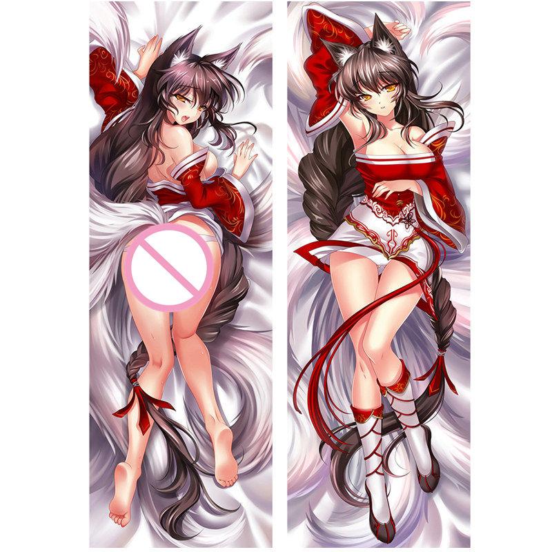

60x180 см поступление аниме игра Jinx Soraka наволочки Dakimakura чехол сексуальное 3D двустороннее постельное белье обнимающее тело наволочка подарки 34x100cm Peach Skin чёрный