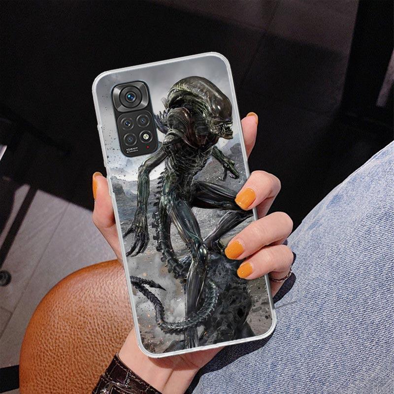 Alien Vs Predator Painted Phone Case For Xiaomi Redmi Note 15 14 13 12S 12 11 Pro Plus 14S 11S 11E 10 10S 11T 5G Personalized Co