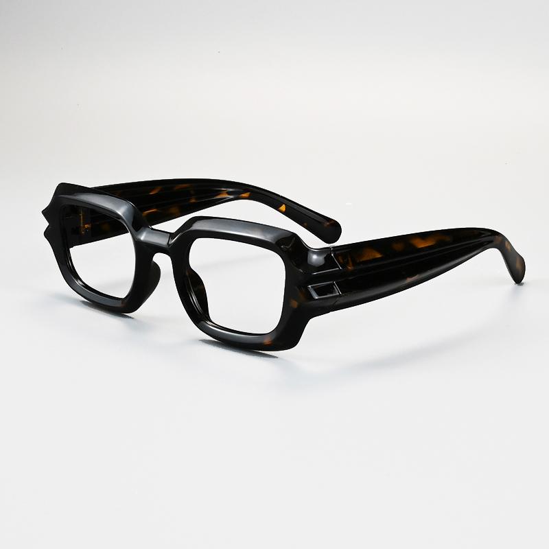 

New Square Cyberpunk Ripple Legs Frame Prescription Reading Glasses Men Optical Nearsight Anti Blue Light Astigmatism Eyewear 0