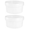 2x Ovenproof Casserole Dish, Bowl, Ceramic Ramekin, 170 ml