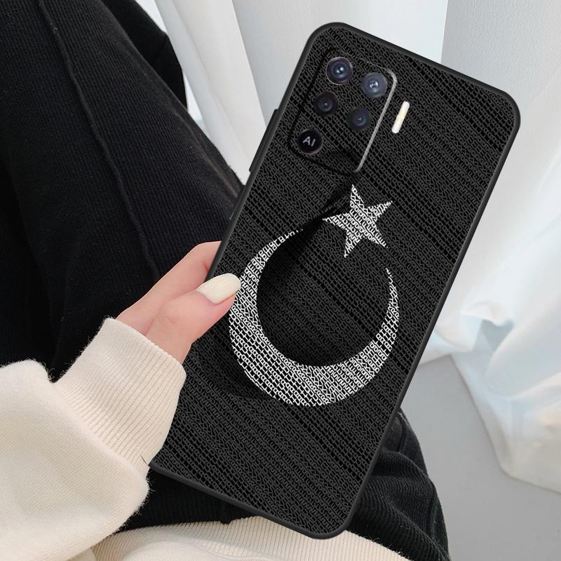Republic of Turkey Realistic Flag Case For Oppo A96 A76 A16 A60 A98 A58 A78 A18 A38 A80 A40 A77 A57 A17 A74 A54 A94 A15 A5 Pro