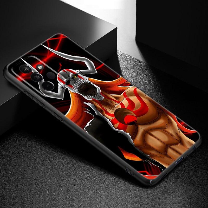 Anime BLEACHS Telefon Fall Für Samsung Galaxy A21 A30 A50 A52 S A13 A22 A32 A33 A53 A73 5G A11 a12 A31 A51 A70 A71 A72 Schwarze Abdeckung