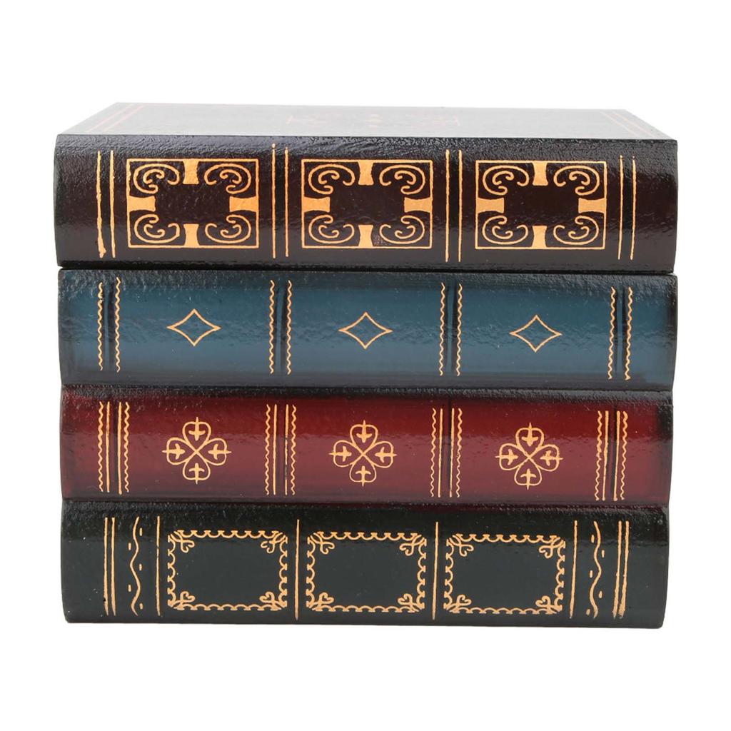 European Style Vintage Decorative Fake Book Storage Box Home Office Shelf Decoration