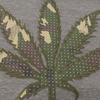 1piu1uguale3 MRT290 Gray CAMO LEAF R-NECK TEE Back Camo Leaf T-shirt Tops 6 grayUsed