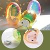 Easter Theme Glass Disco Egg Ball Adorable Shimmering Effect Reflective Mirror Ball Decorative Egg Ornaments Festive Decor