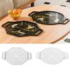 Food Grade Silicone Oval or Octagonal Handle Tray Mold Candy Serving Tray Mold for Resin Crafts and DIY Creation