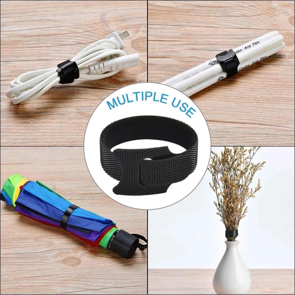 50-100pcs Cable Organizer Cable Management Cable Winder Tape Protector for wire Ties Phone Accessories organizador cables