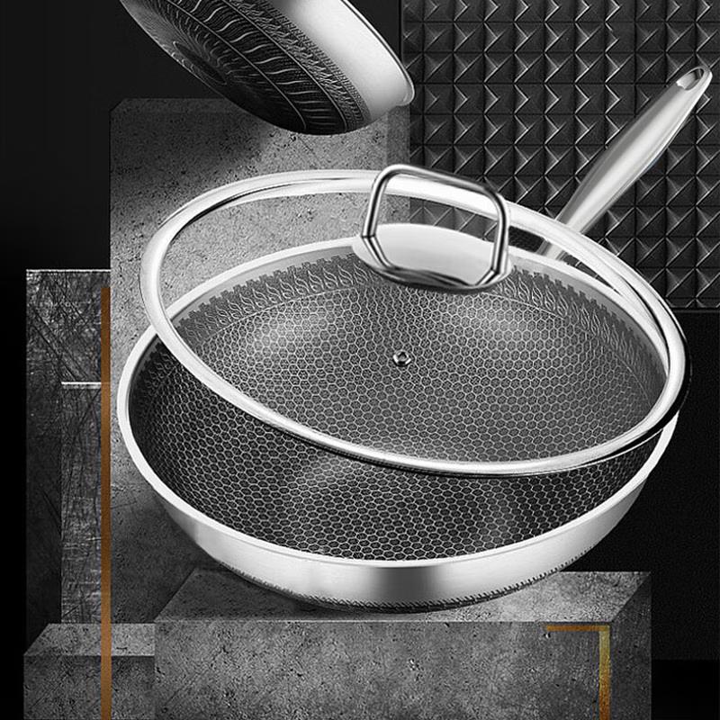 Shangheng 316L Stainless Steel Honeycomb Wok