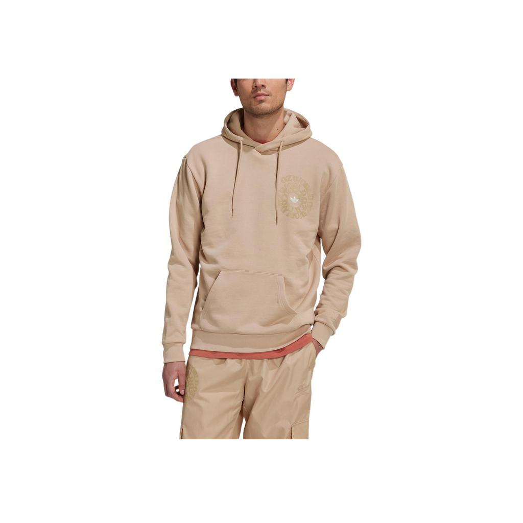 adidas Graphic Ozworld Hoodie Magic Beige Men Streetwear HL9252