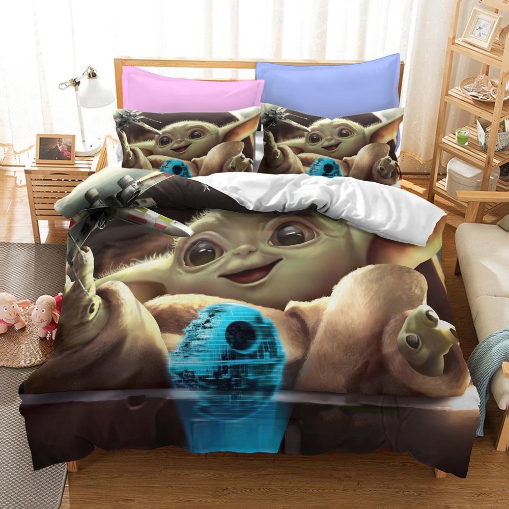 

Bedding Kit Yoda Master Series Size Three-Piece Quilt Cover Twin173cmx218cm