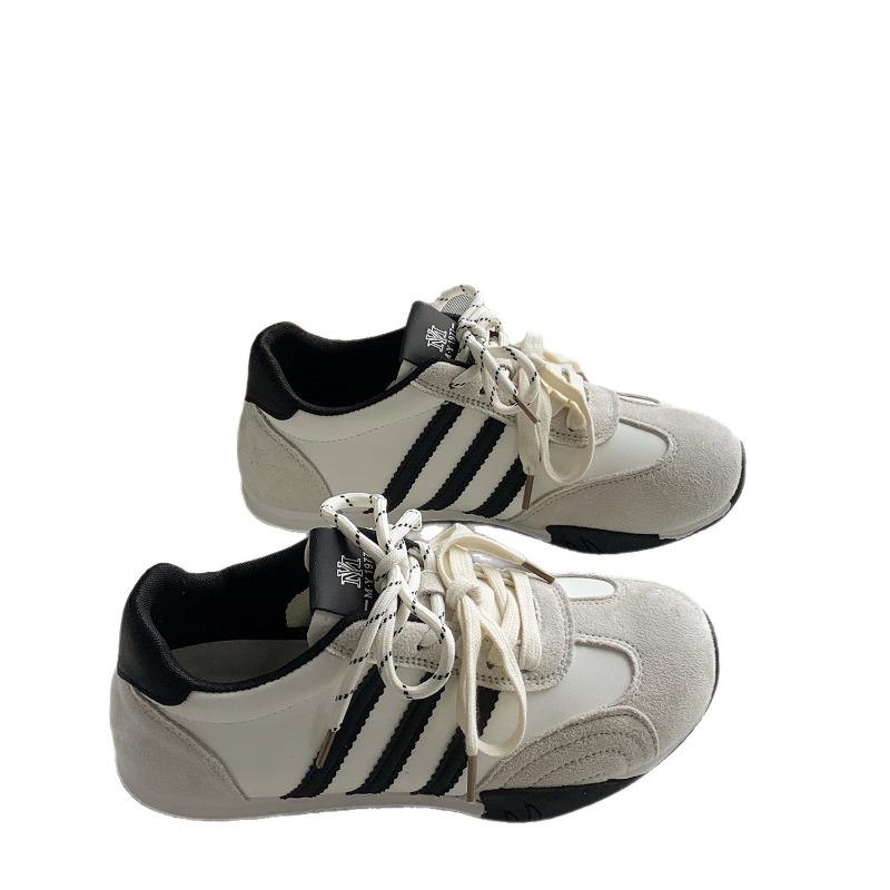 New spring and autumn women's versatile casual sneakers women's giant good-looking red little white shoes