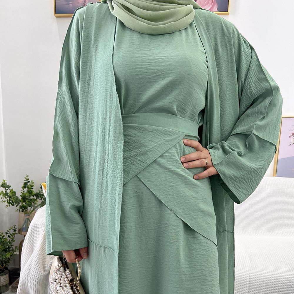Loriya Solid Color Three-Piece Set LR522 - Turkey & Dubai 2022 Edition