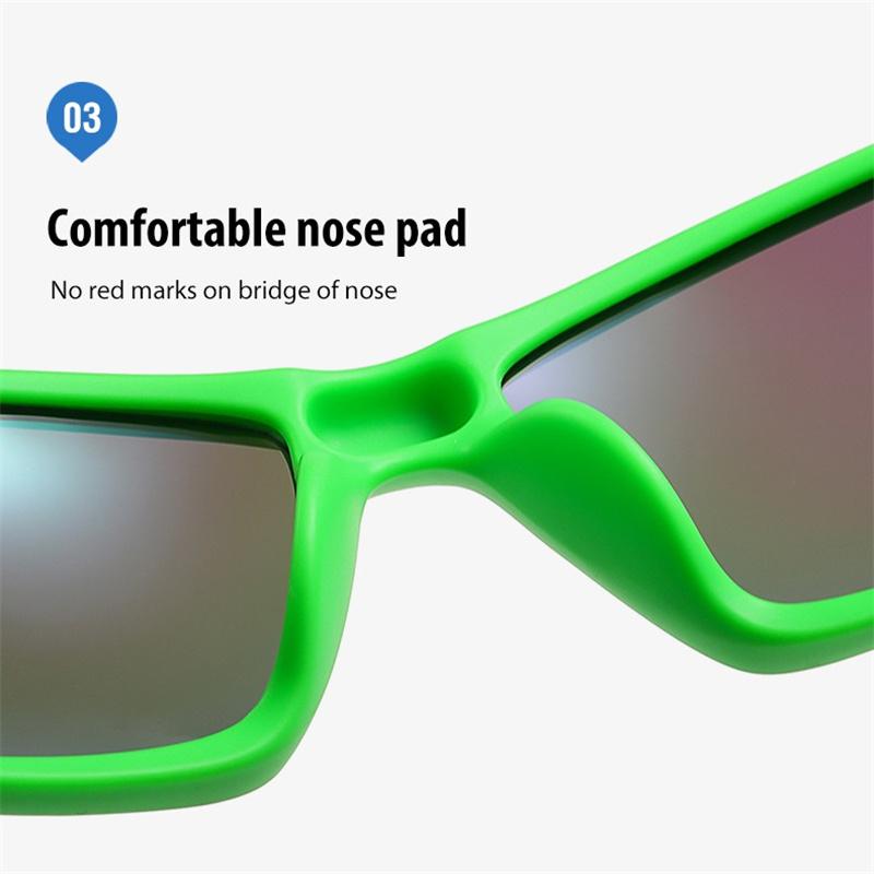 aoron Markendesign, Mode, bunter Rahmen, polarisierte Sonnenbrille, Outdoor, blendfrei, UV400, Fahrbrille, Fahrradbrille für Männer, Geschenke