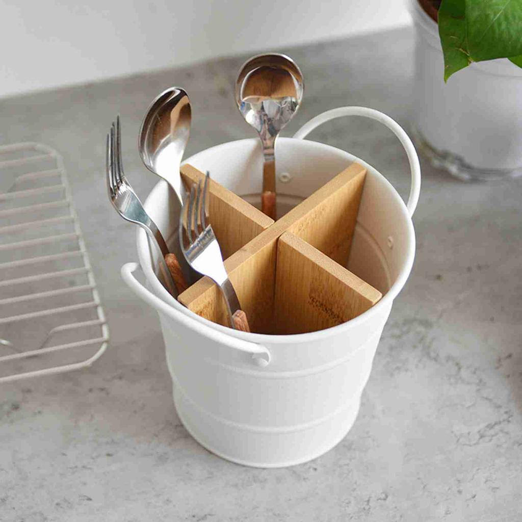 Chopstick Holder Multifunctional Compartment Chopsticks Storage Rack Kitchen Utensil Holder