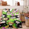 The Anime-themed Kimetsu No Yaiba Blanket Is Perfect for Naps, Sofas, Living Rooms, Offices, Bedrooms, and Other Similar Spaces.